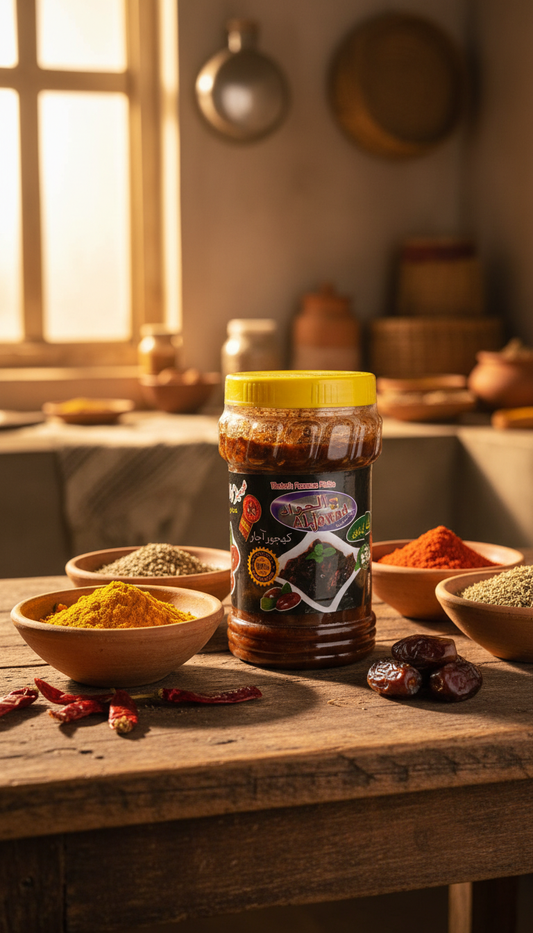 Dates Pickle (Khajoor Achar)